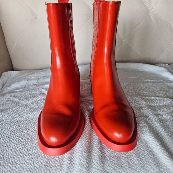 Camper Bonnie Red leather boots for women (Size 39 EU/US 9) - Picture 3 of 5